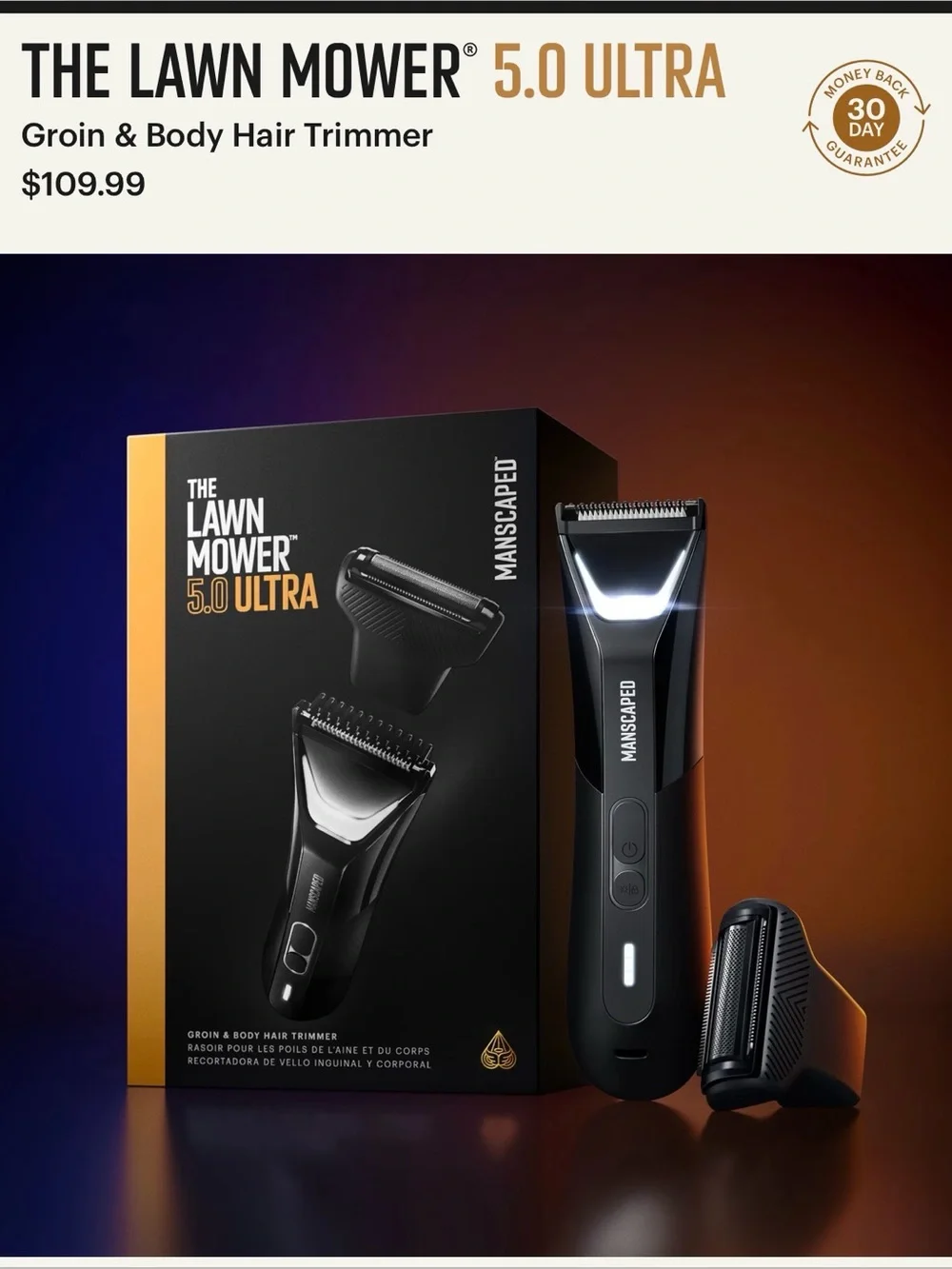 The Lawn Mower 5.0 Ultra Groin & Body Trimmer